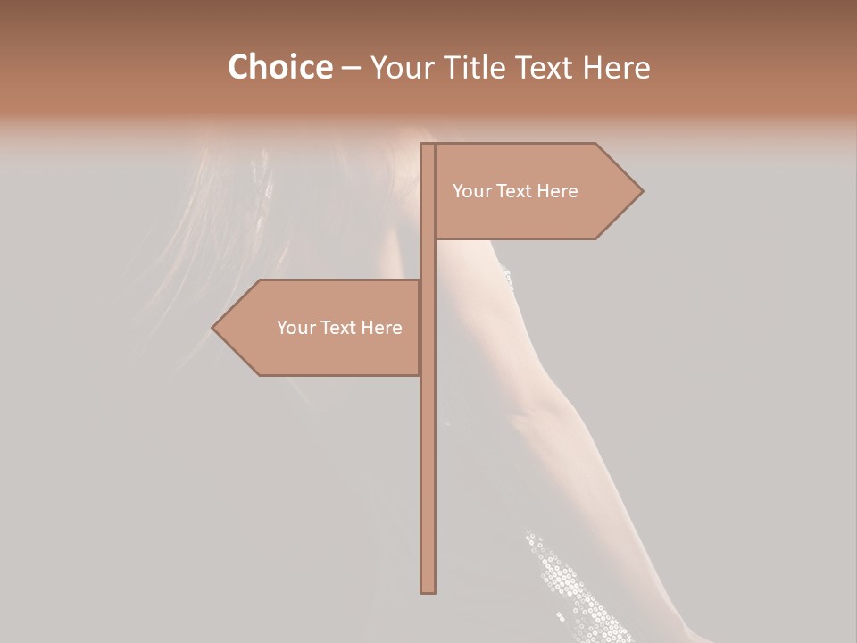 Girl Stock PowerPoint Template