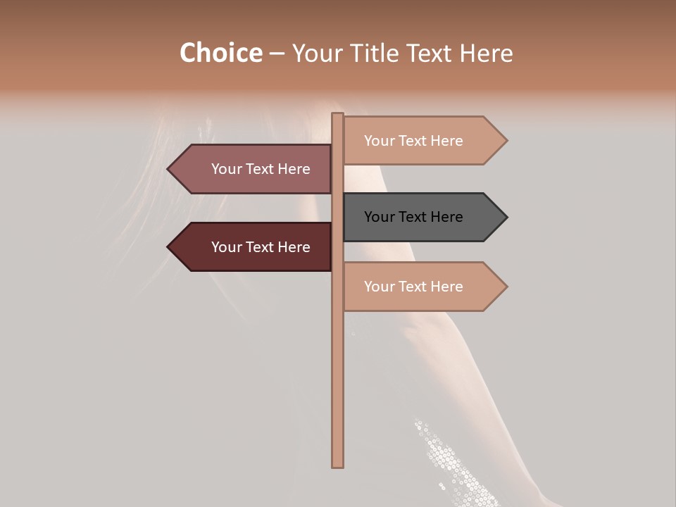 Girl Stock PowerPoint Template