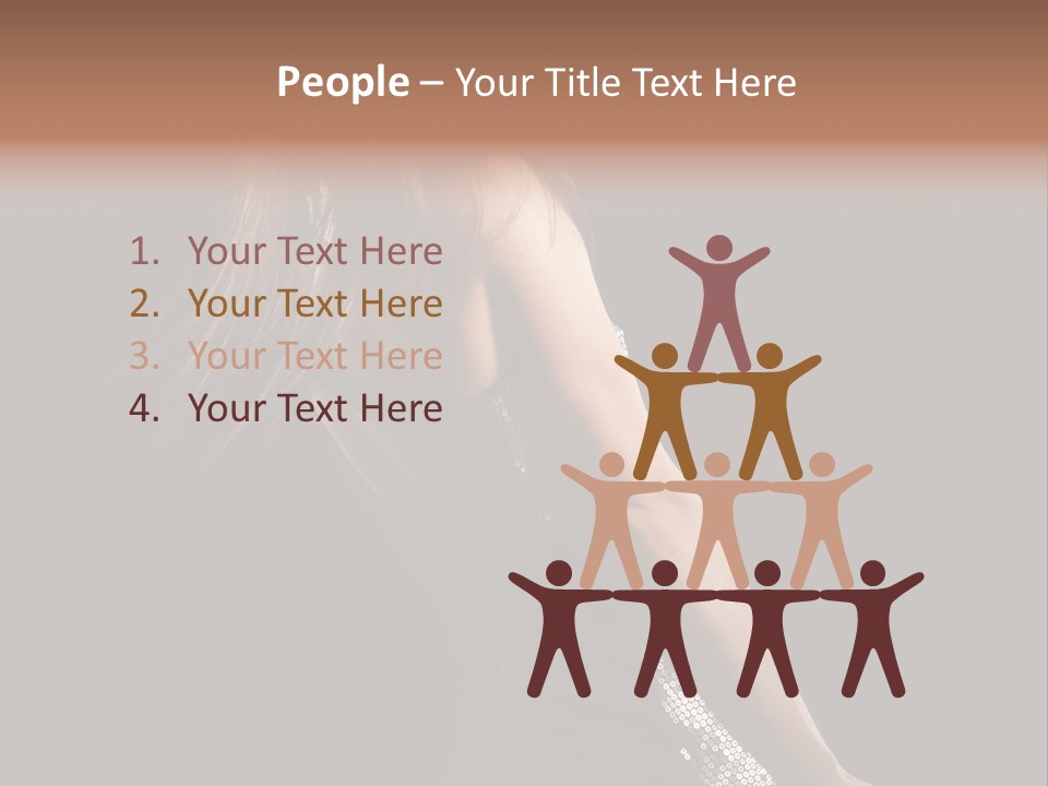 Girl Stock PowerPoint Template