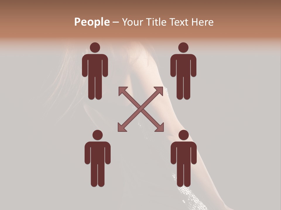 Girl Stock PowerPoint Template