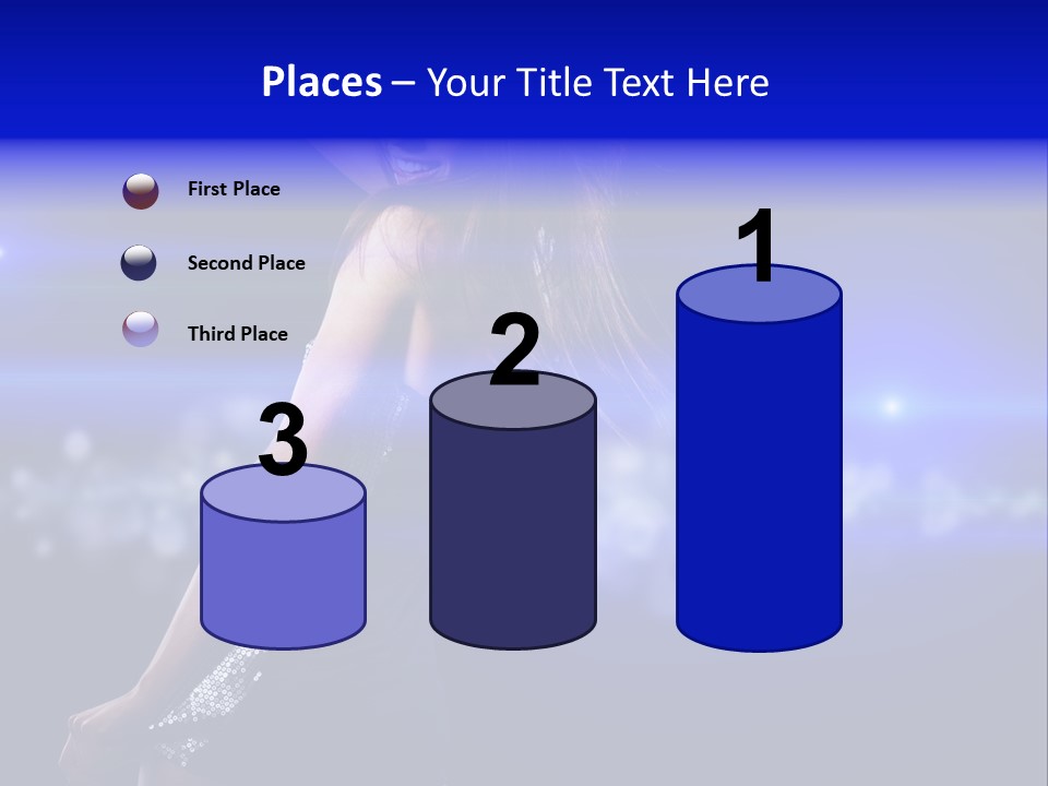 Vogue Party Woman PowerPoint Template