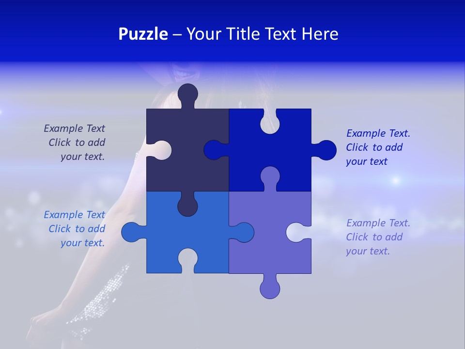 Vogue Party Woman PowerPoint Template