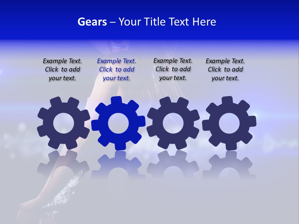 Vogue Party Woman PowerPoint Template