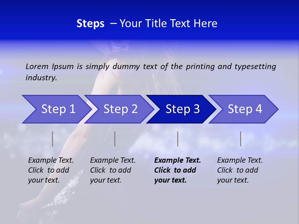 Vogue Party Woman PowerPoint Template