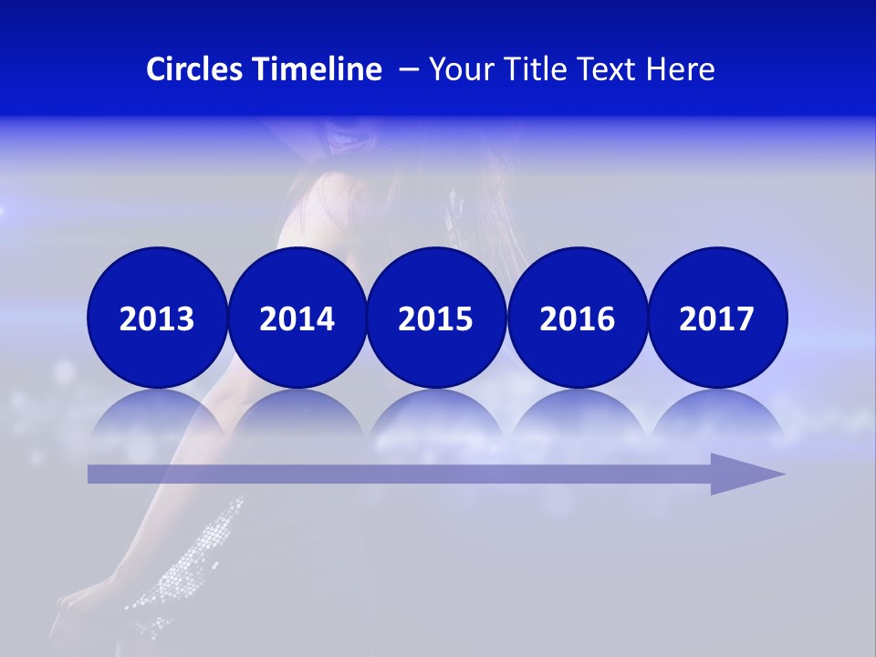 Vogue Party Woman PowerPoint Template