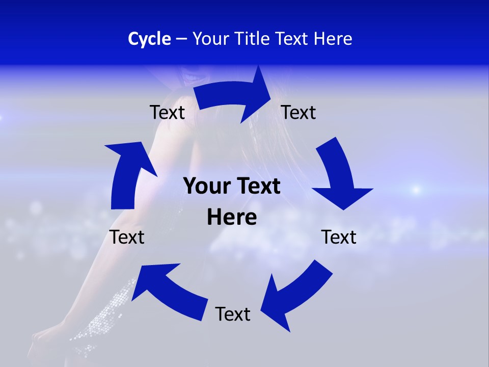 Vogue Party Woman PowerPoint Template