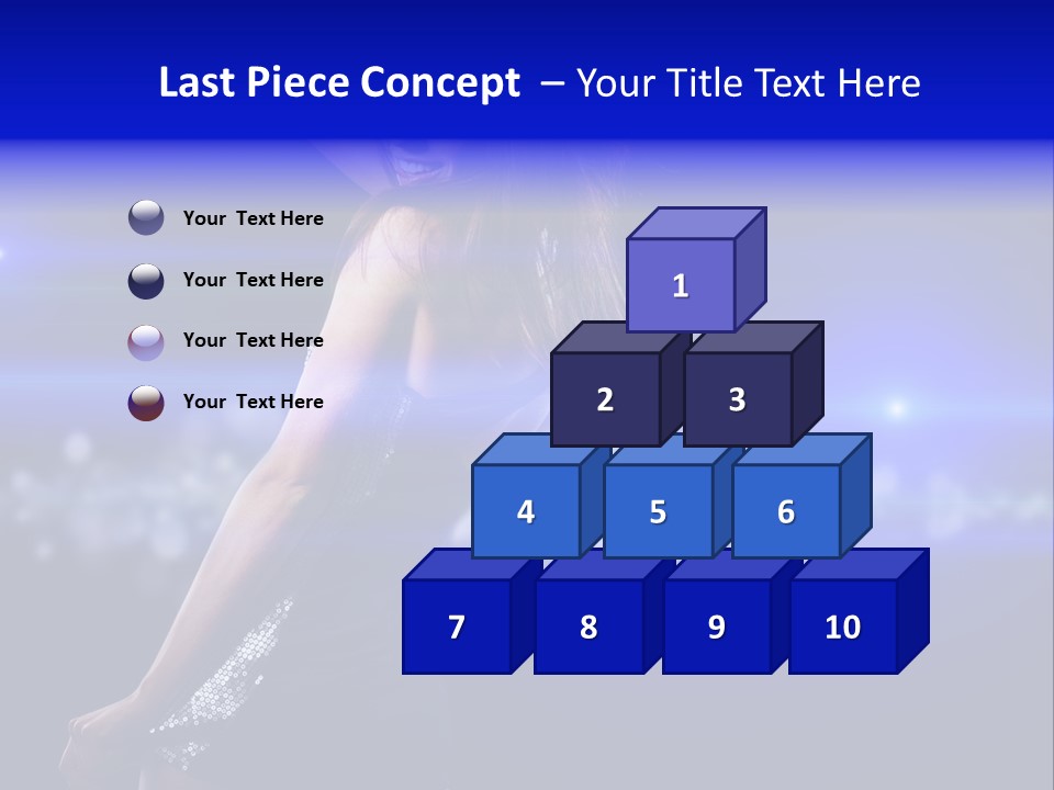 Vogue Party Woman PowerPoint Template