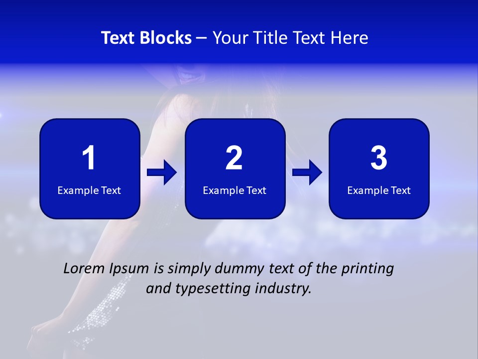 Vogue Party Woman PowerPoint Template