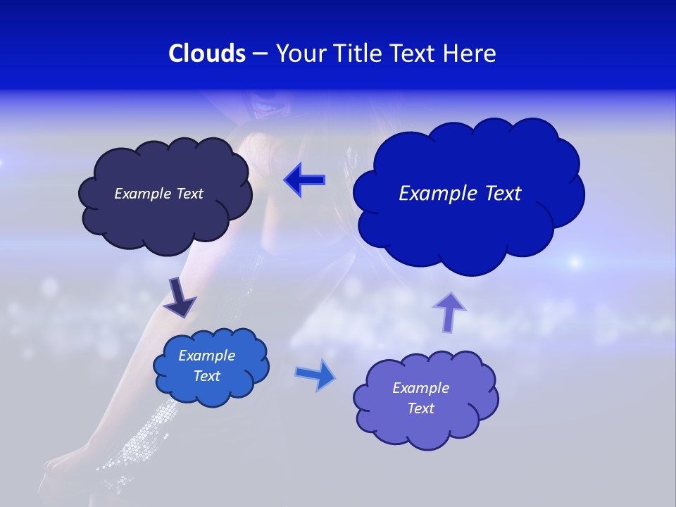 Vogue Party Woman PowerPoint Template