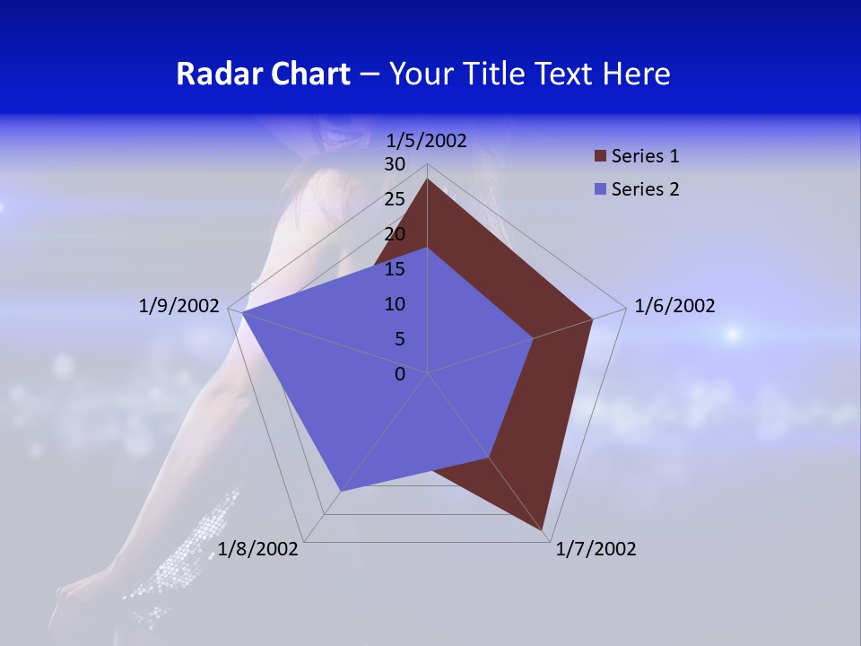 Vogue Party Woman PowerPoint Template