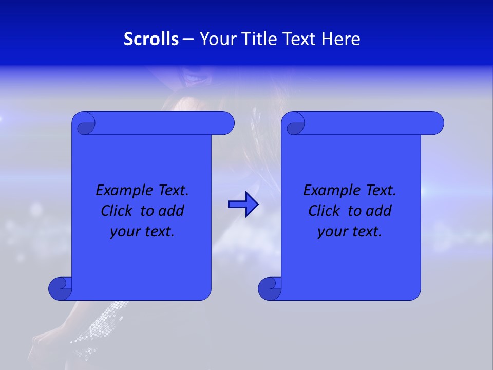 Vogue Party Woman PowerPoint Template