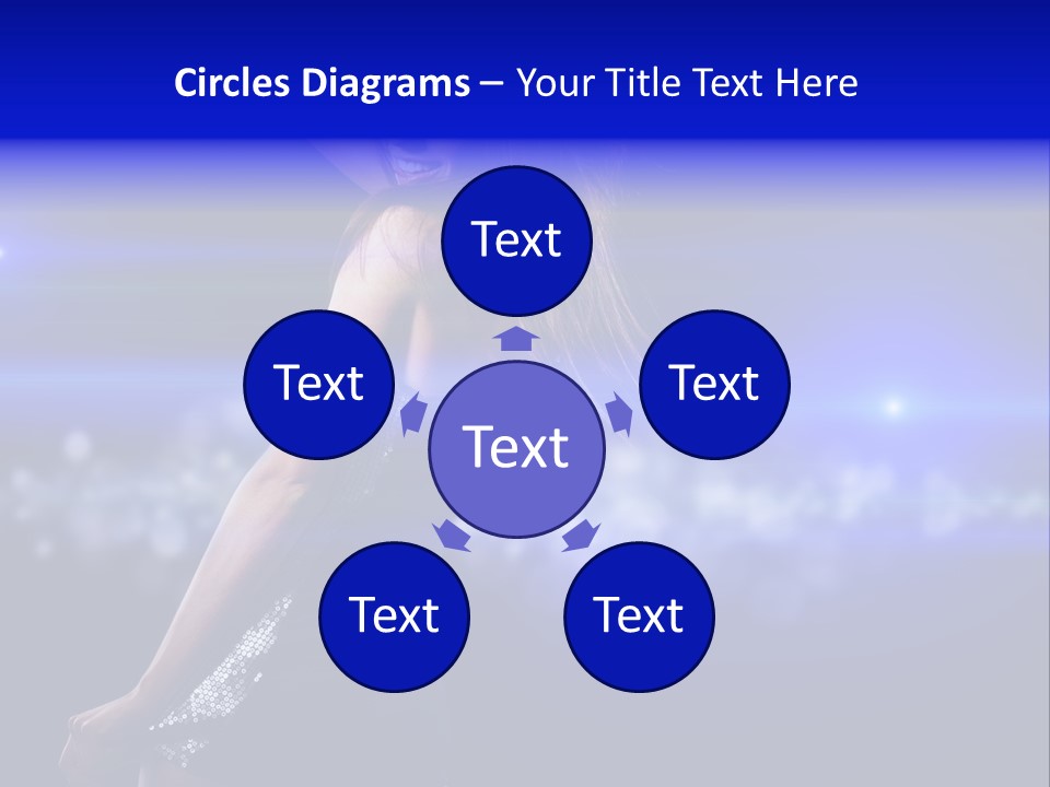 Vogue Party Woman PowerPoint Template