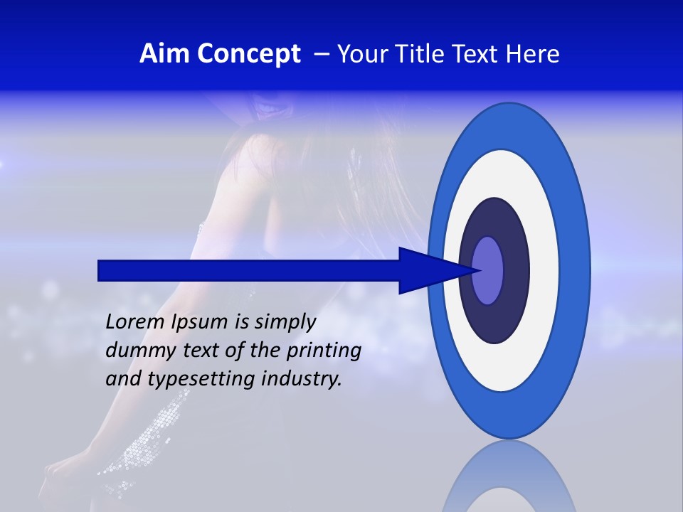 Vogue Party Woman PowerPoint Template