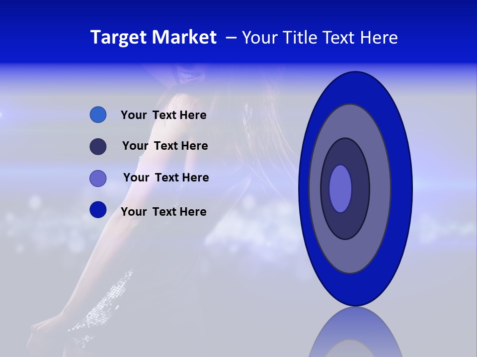 Vogue Party Woman PowerPoint Template