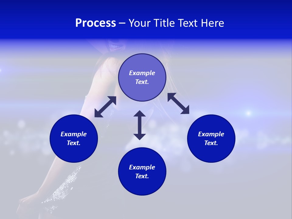 Vogue Party Woman PowerPoint Template