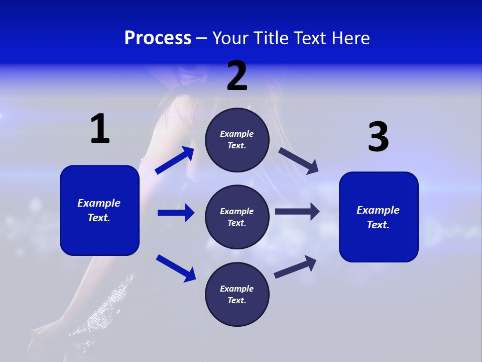 Vogue Party Woman PowerPoint Template