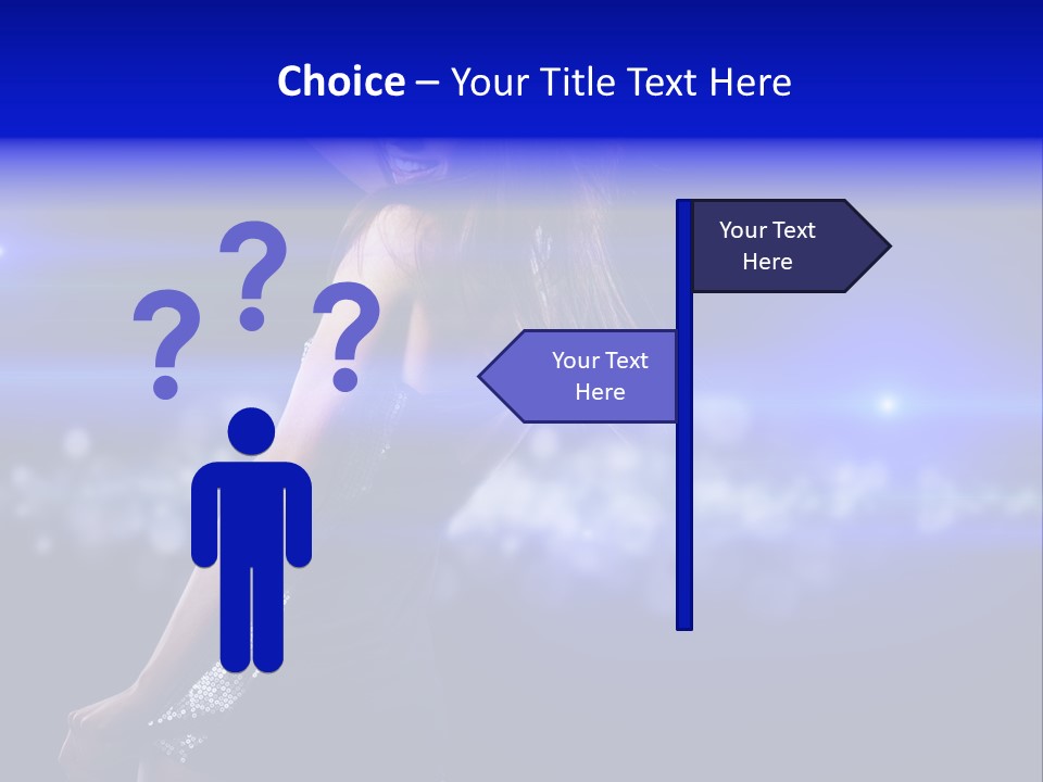 Vogue Party Woman PowerPoint Template