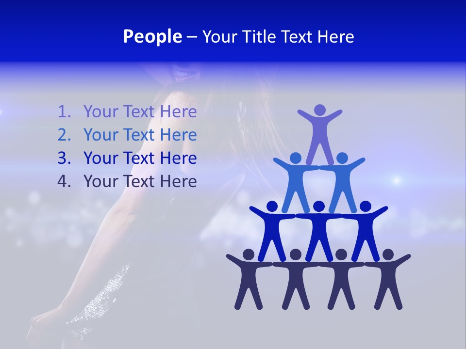 Vogue Party Woman PowerPoint Template