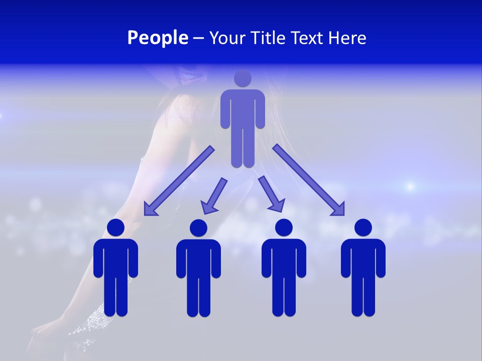 Vogue Party Woman PowerPoint Template