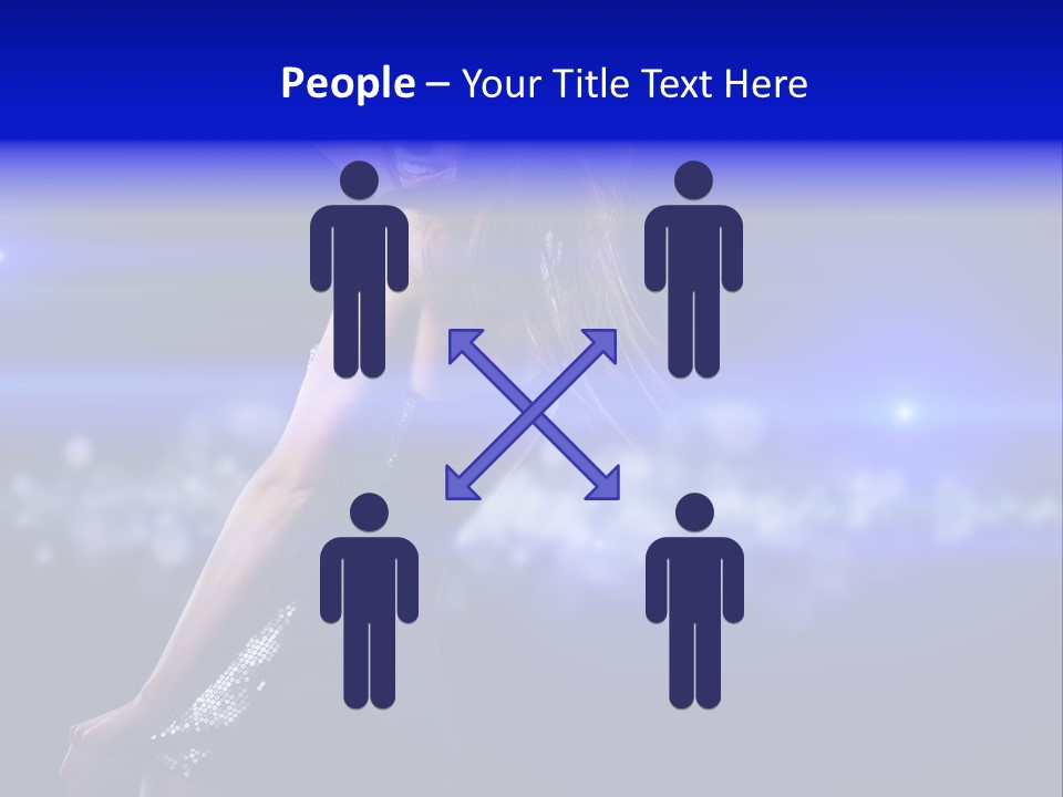 Vogue Party Woman PowerPoint Template