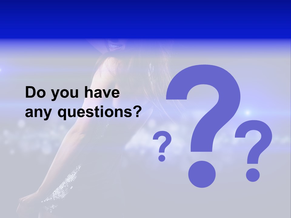 Vogue Party Woman PowerPoint Template