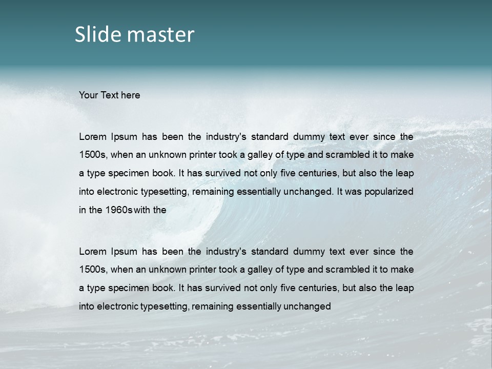 Wave Energy PowerPoint Template