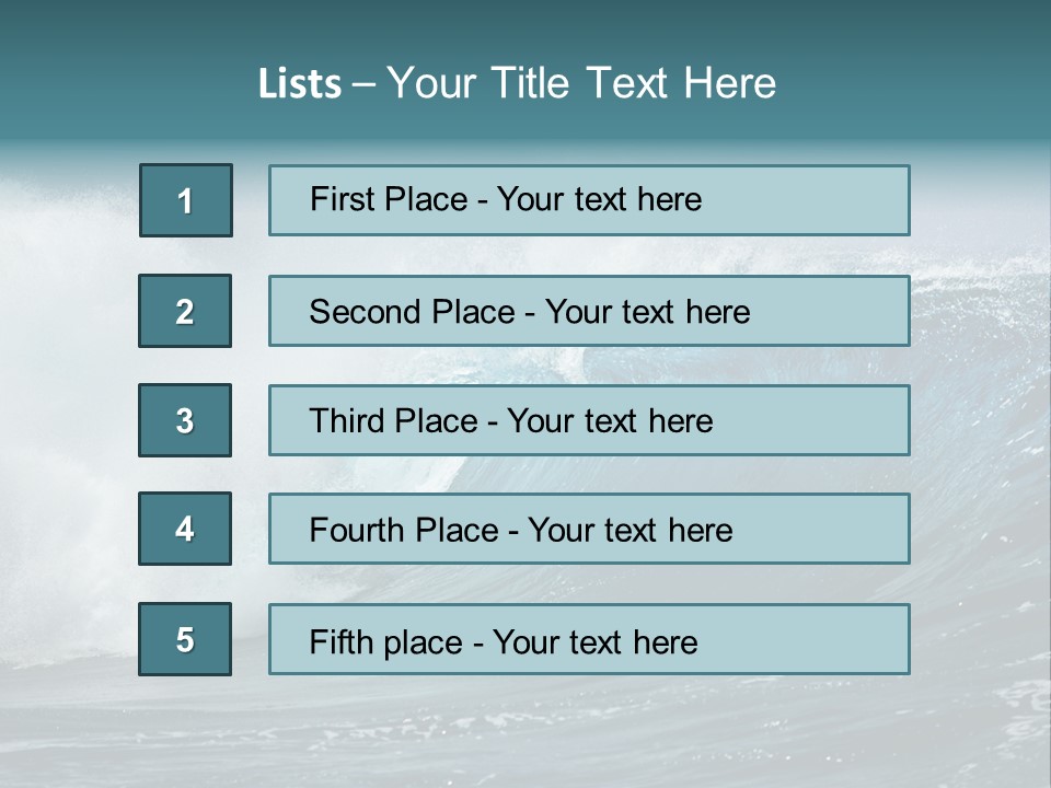 Wave Energy PowerPoint Template