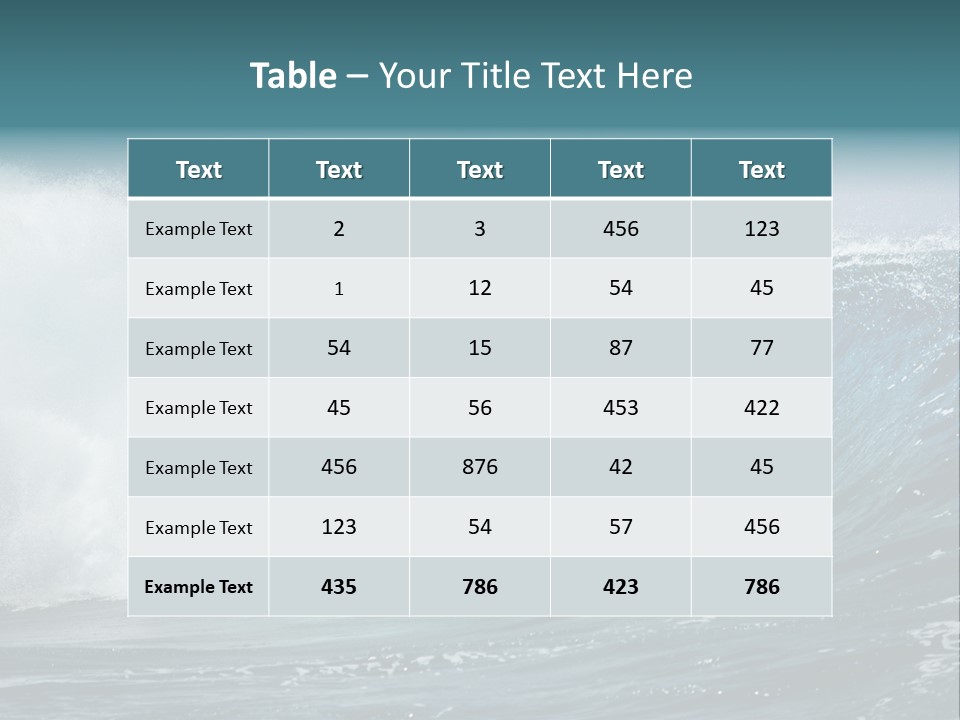 Wave Energy PowerPoint Template