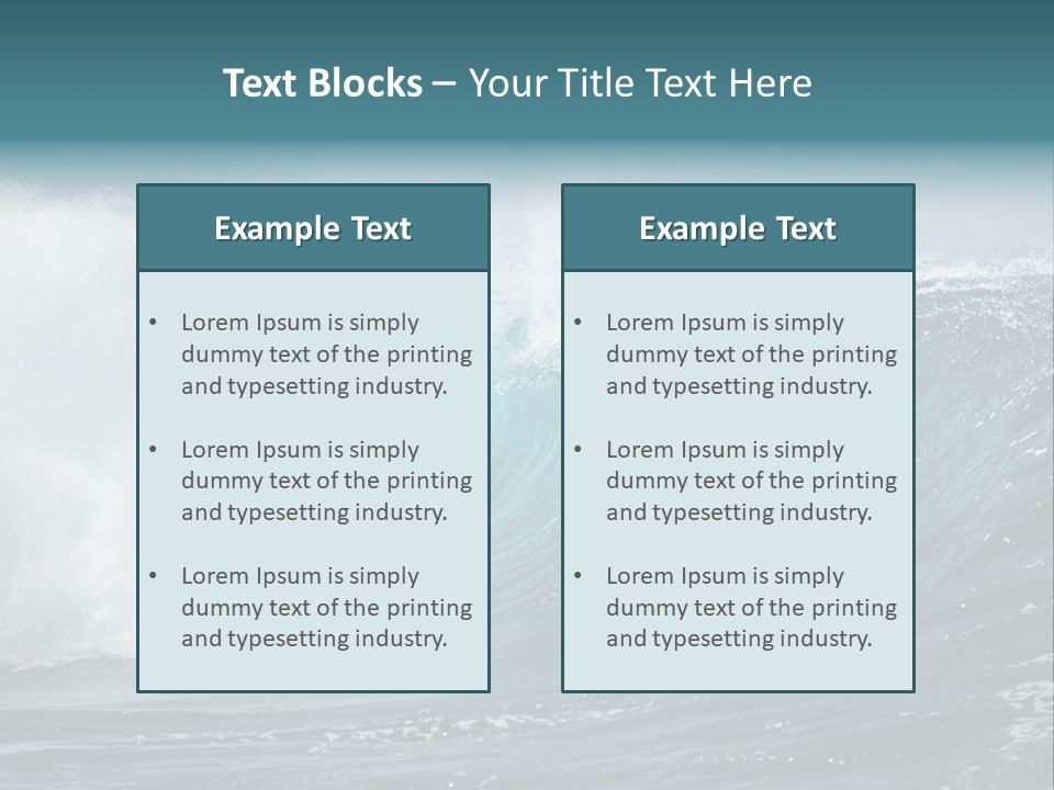 Wave Energy PowerPoint Template