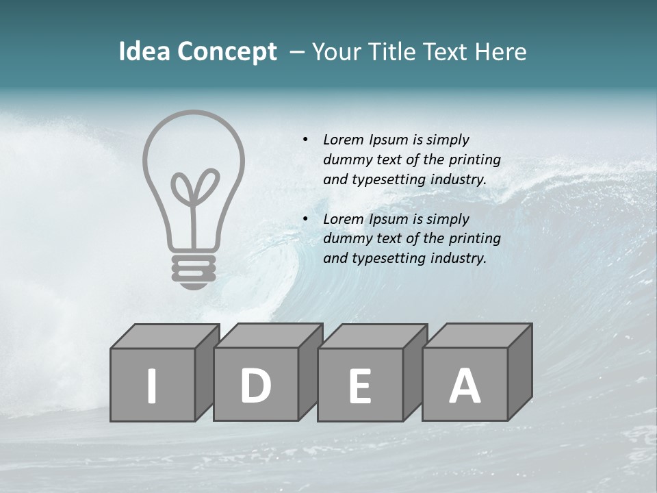 Wave Energy PowerPoint Template