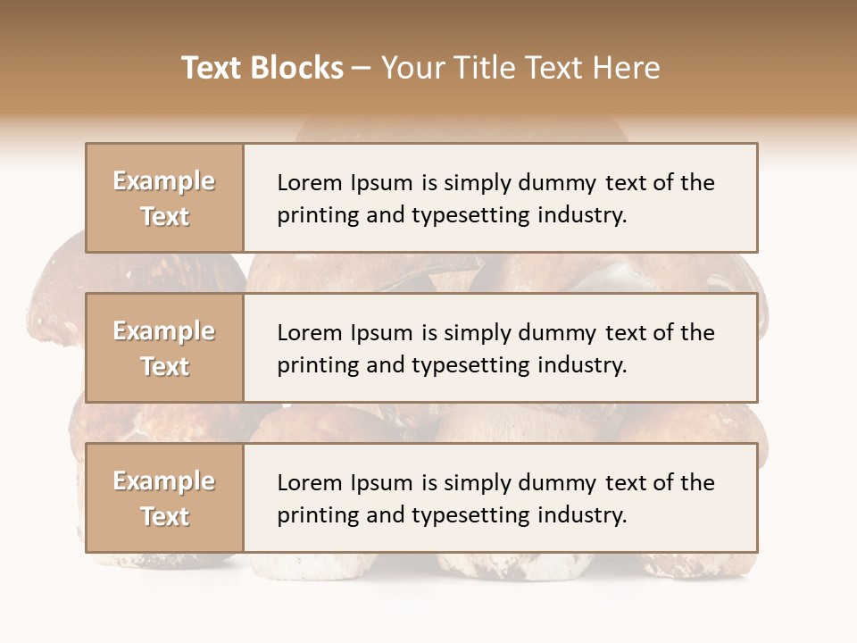 Funghi Porcini PowerPoint Template