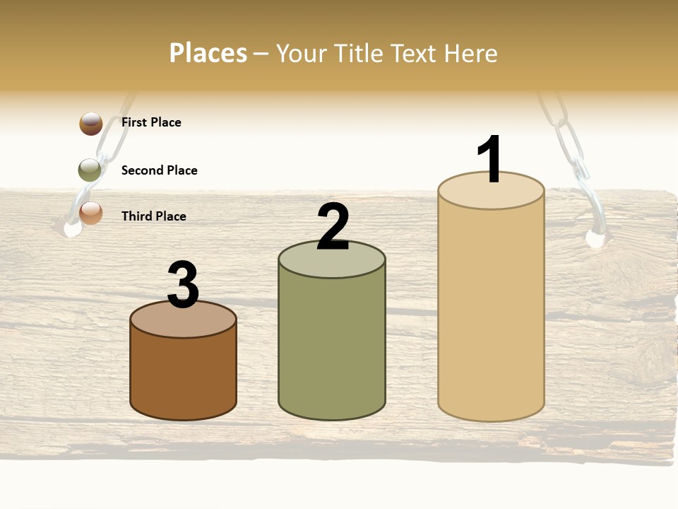 Wood Sign PowerPoint Template