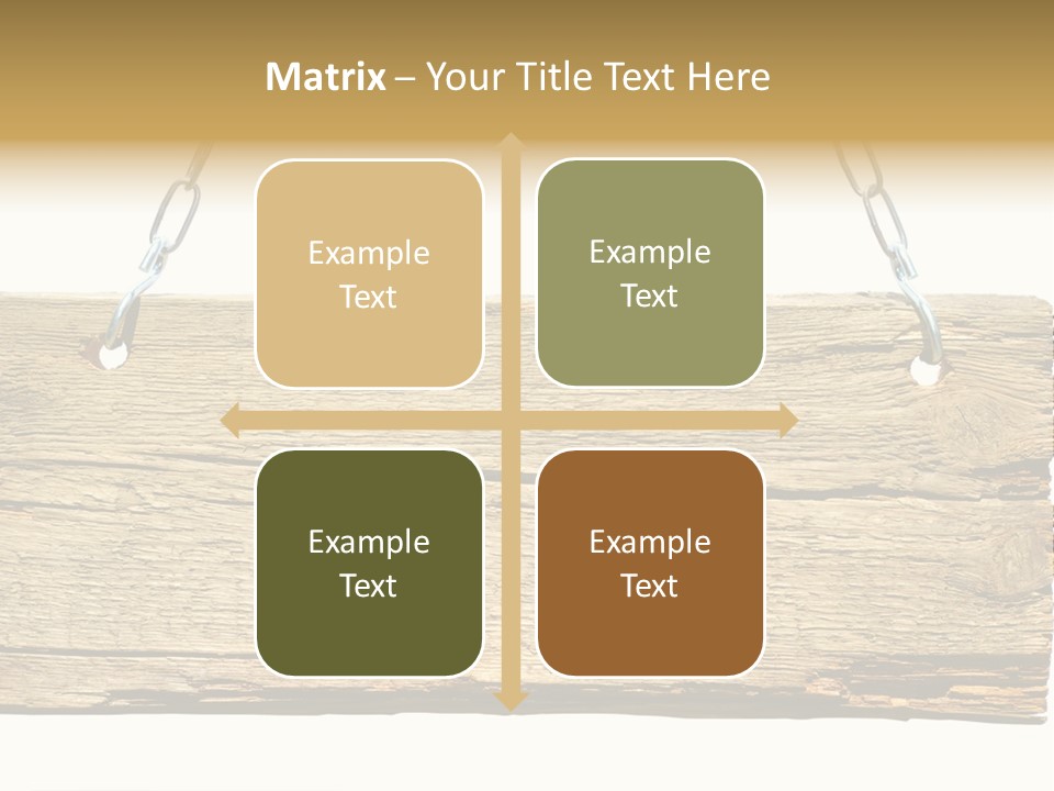 Wood Sign PowerPoint Template