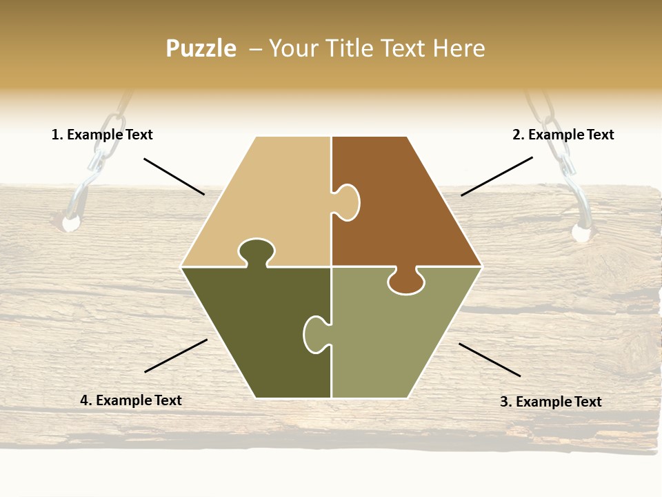 Wood Sign PowerPoint Template