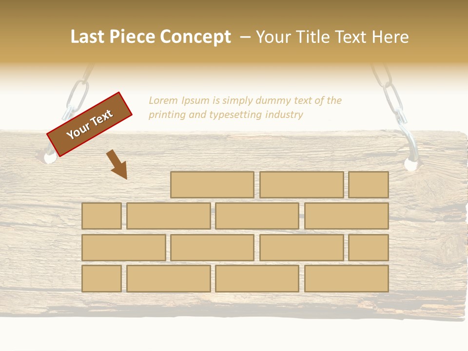 Wood Sign PowerPoint Template