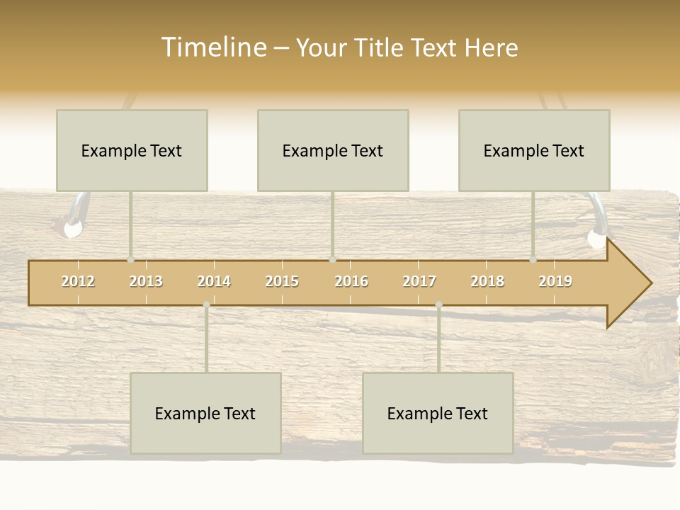 Wood Sign PowerPoint Template