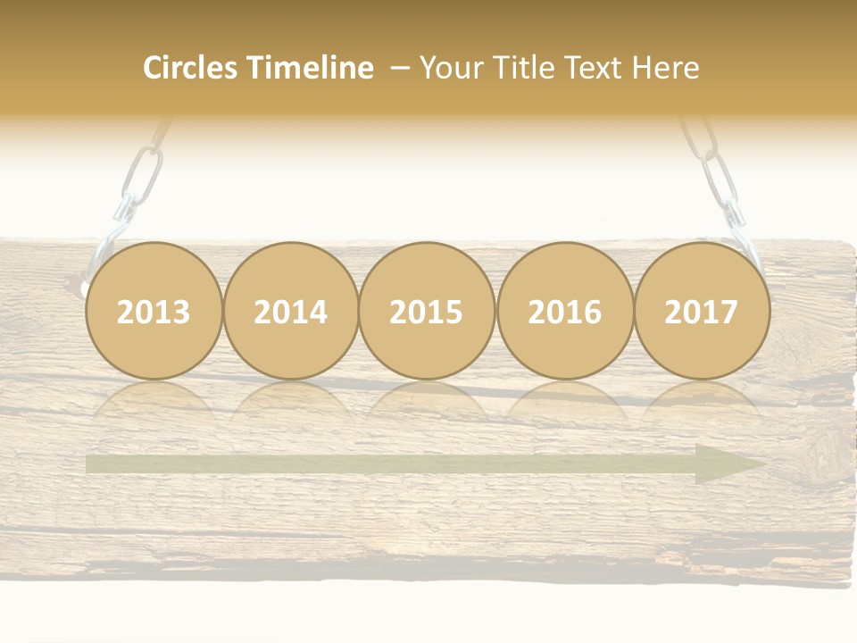 Wood Sign PowerPoint Template