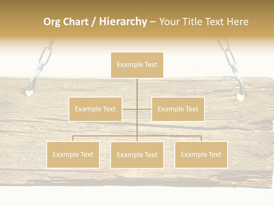 Wood Sign PowerPoint Template