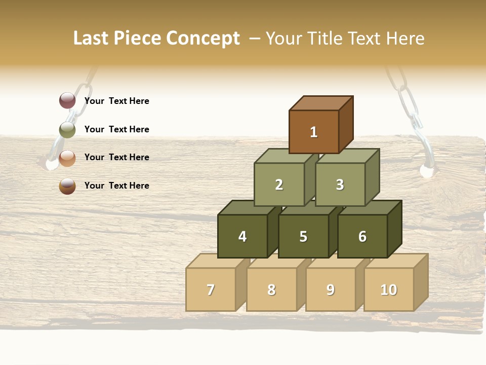 Wood Sign PowerPoint Template