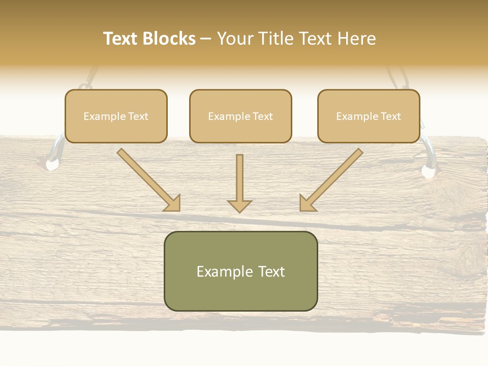 Wood Sign PowerPoint Template