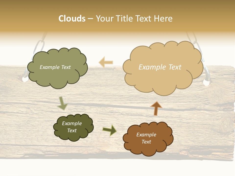 Wood Sign PowerPoint Template