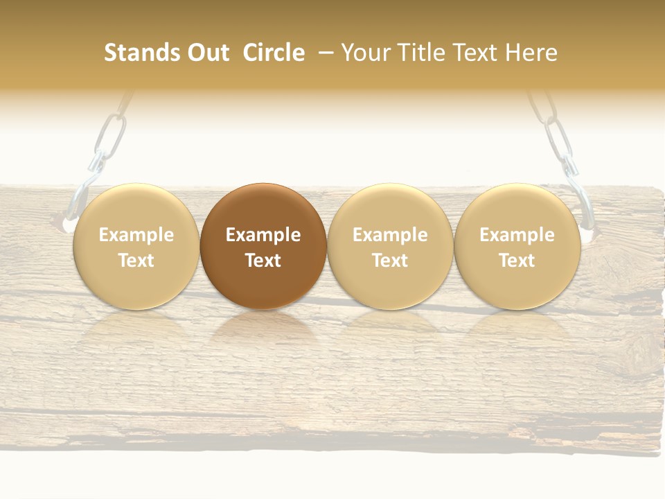 Wood Sign PowerPoint Template