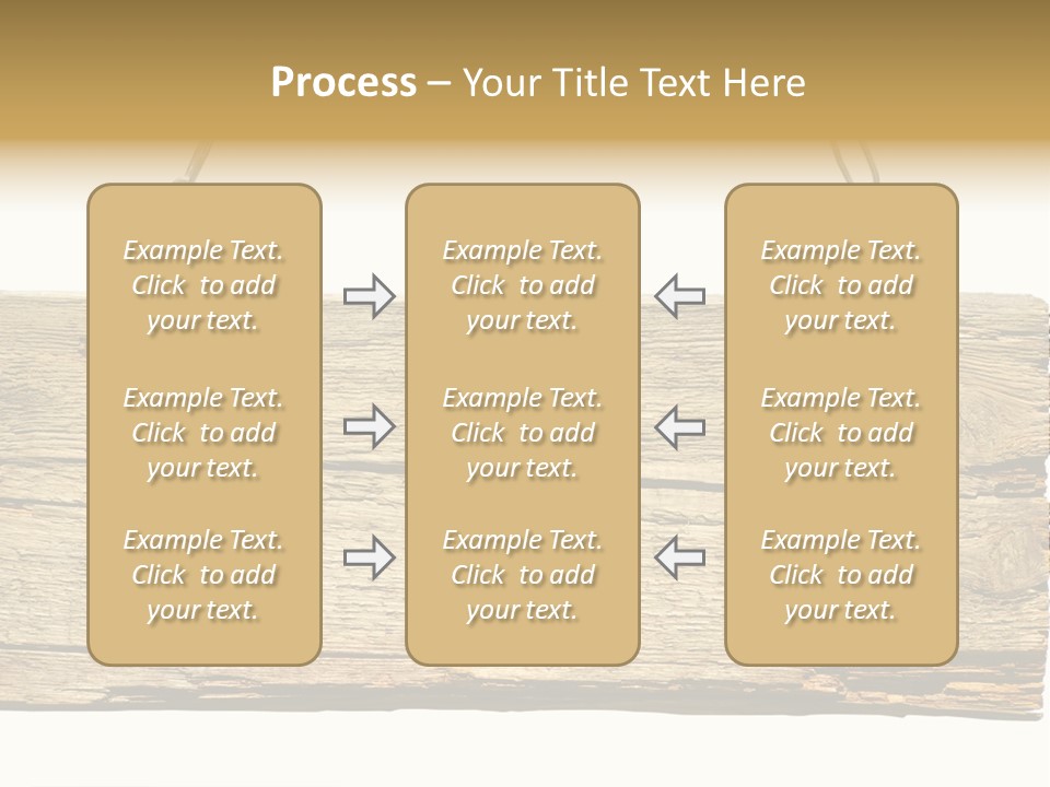 Wood Sign PowerPoint Template