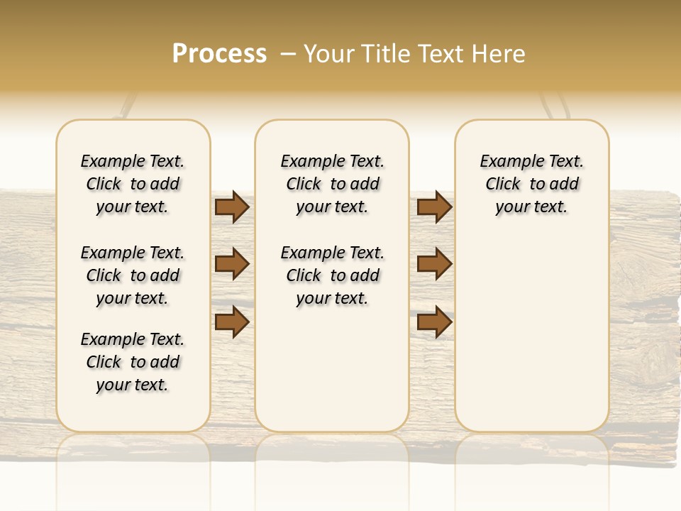 Wood Sign PowerPoint Template