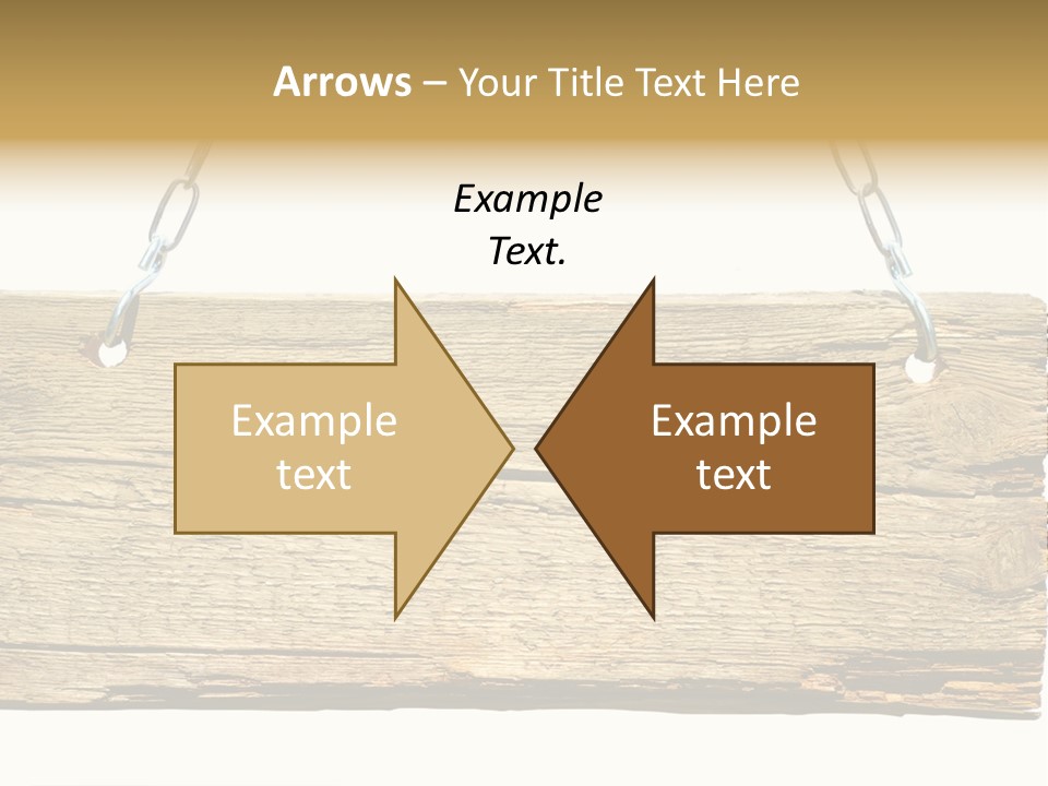 Wood Sign PowerPoint Template