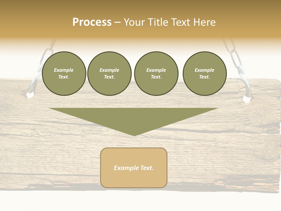 Wood Sign PowerPoint Template