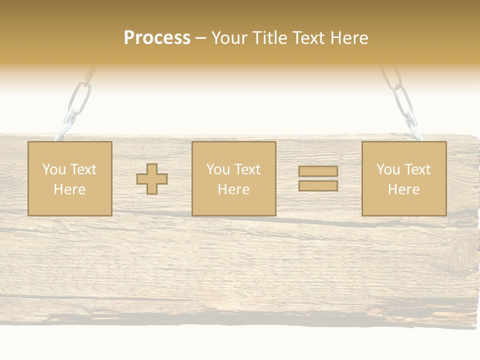 Wood Sign PowerPoint Template