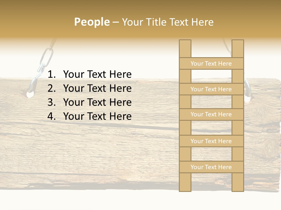 Wood Sign PowerPoint Template