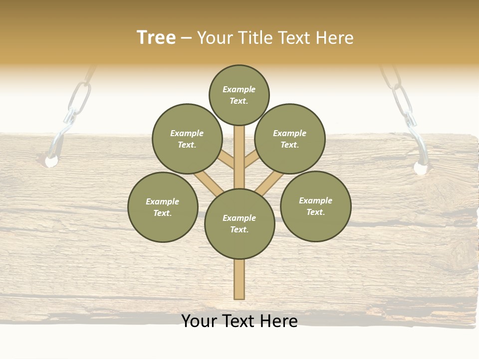 Wood Sign PowerPoint Template