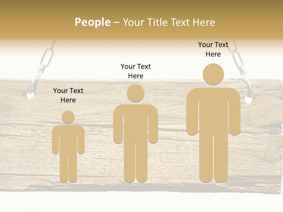 Wood Sign PowerPoint Template